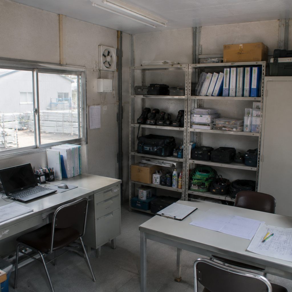 設備工事の事務所